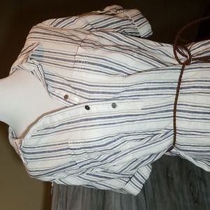 NWT Sonoma Goods for Life Linen Shirtdress